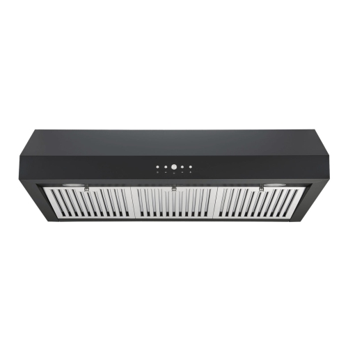 Ancona 36" 440 CFM Ducted Under Cabinet Range Hood in Black