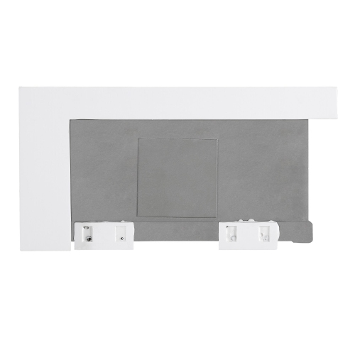 Ancona Undermount 30" Single Bowl Farmhouse Apron Front Kitchen Sink in White and Stainless Steel