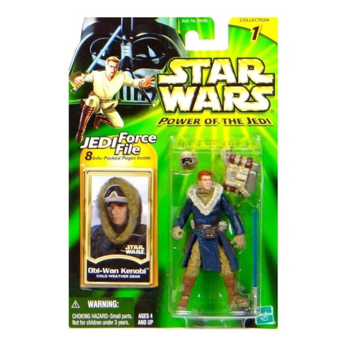 RETROFORCETOYSTORE  Star Wars: Power Of The Jedi Obi-Wan Kenobi (Cold Weather Adventure) Action Figure