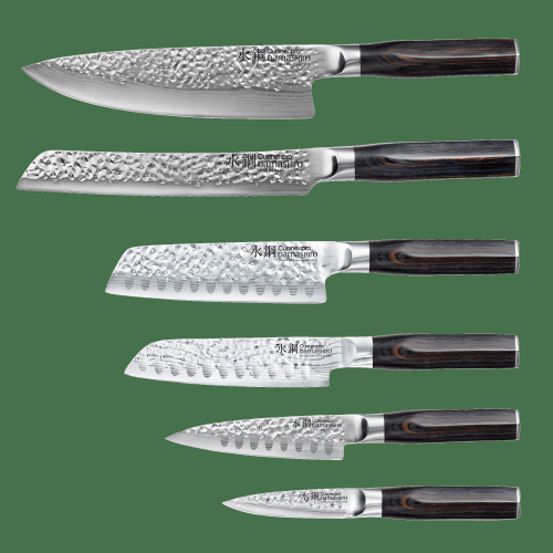 Damashiro® EMPEROR Mokuzai 7 Piece Knife Block