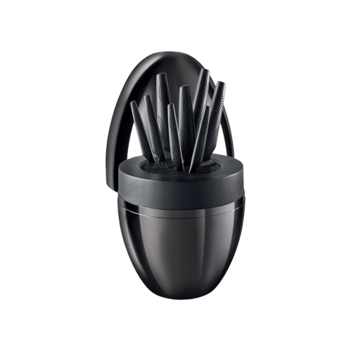 iD3® BLACK SAMURAI™ THE EGG 9-Piece Knife Block