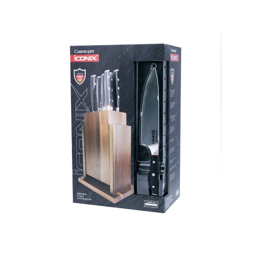 iconiX® Drenhen 9 Piece Knife Block