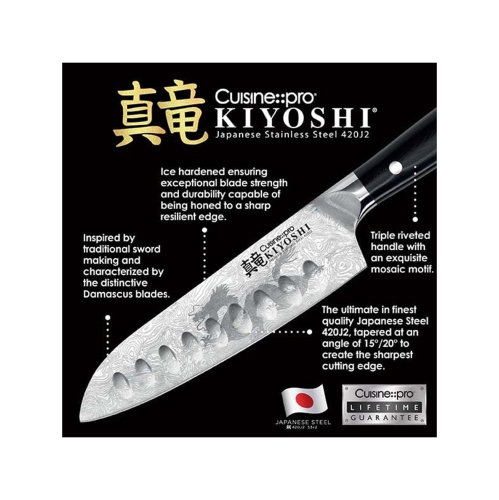 KIYOSHI™ Santoku Knife 15cm 6in