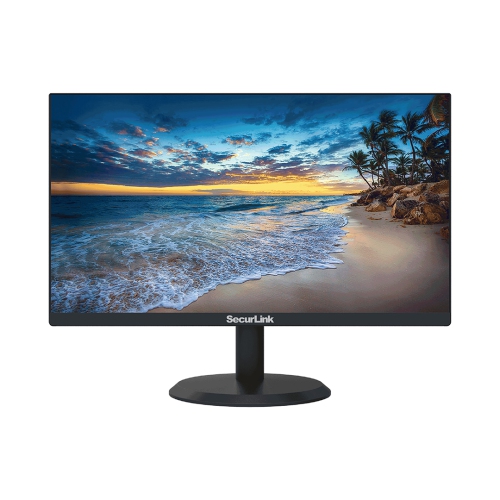 SecurLink 22" 1080p LED Monitor – 100Hz, 5ms, Built-in Speakers, 178° Wide View, 24/7 Surveillance Use