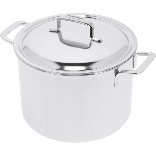 DEMEYERE Intense 5 8 L 18/10 Stainless Steel Stock Pot With Double Walled Lid