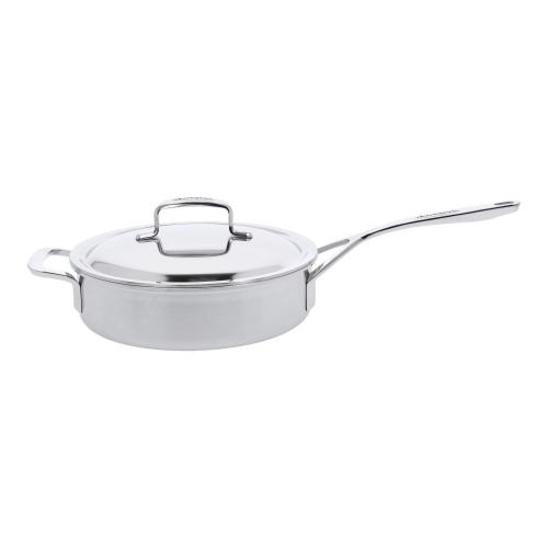 DEMEYERE Intense 5 24 cm 18/10 Stainless Steel Saute Pan With Lid