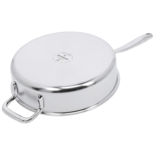 DEMEYERE Intense 5 24 cm 18/10 Stainless Steel Saute Pan With Lid
