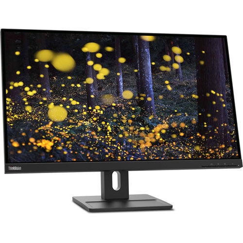 Open Box - Lenovo ThinkVision 27" QHD 75Hz IPS Monitor with Built-in Speakers - Black