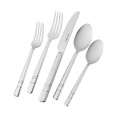 HENCKELS Madison 20 Piece Flatware Set Matted/Polished