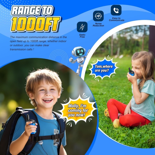 Kids Walkie Talkies – Outdoor Adventure Toy for Boys 3-6, Ideal for Hiking, Camping & Holiday Gifts