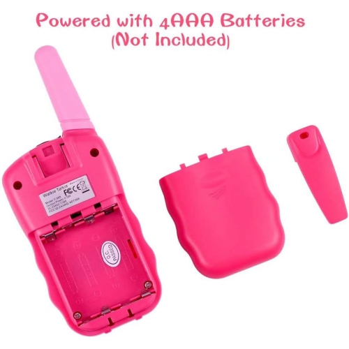 22-Channel 2-Way Walkie Talkies for Kids – Backlit LCD Flashlight, 3-Mile Range, Outdoor Adventure Radios for Girls & Boys