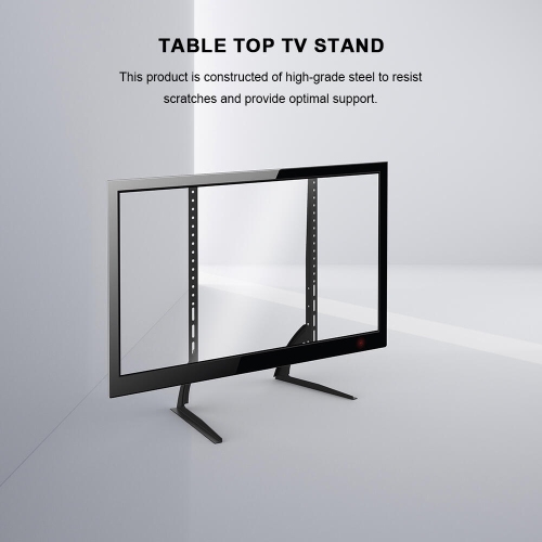 37"-65" TV Mounts Table Top TV Stand, Universal Tabletop TV Mount Bracket Base LED LCD Plasma Legs up to 77 Lbs