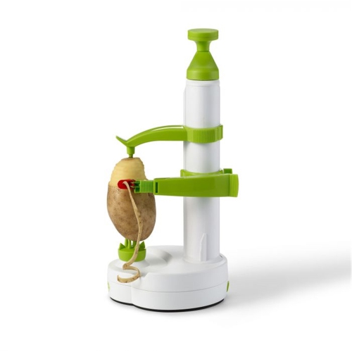 Rotato - Manual Fruit and Vegetable Peeler, Non-Slip Base, Green