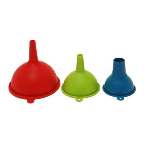 Starfrit - Set of 3 Silicone Funnels, Dishwasher Safe