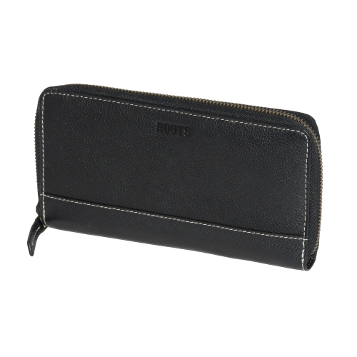 ROOTS Ladies' Slim Zipper Round Wallet