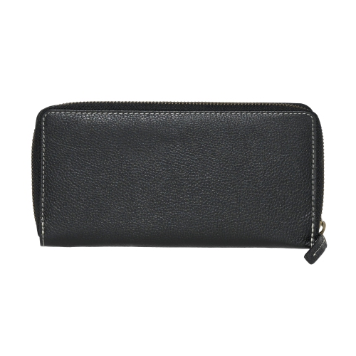 ROOTS Ladies' Slim Zipper Round Wallet