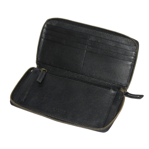 ROOTS Ladies' Slim Zipper Round Wallet
