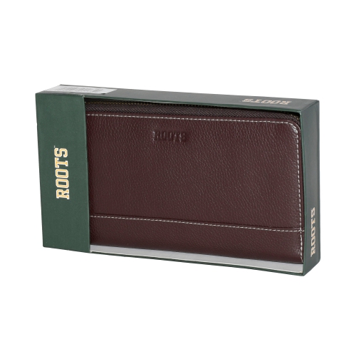 ROOTS Ladies' Slim Zipper Round Wallet