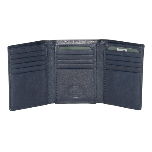 ROOS Men's Leather Trifold Wallet