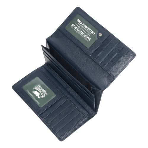 ROOTS Ladies' Large Clutch w/ Removable Checkbook