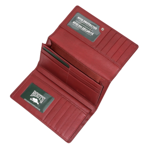 ROOTS Ladies' Large Clutch w/ Removable Checkbook