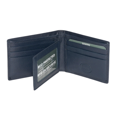ROOTS Leather Slimfold Wallet with Removable Passcase