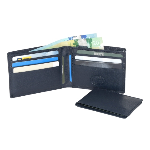 ROOTS Leather Slimfold Wallet with Removable Passcase
