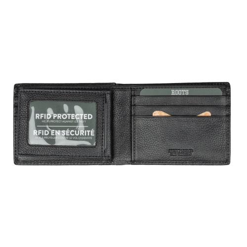 ROOTS Men's Slimfold Wallet with Removable ID
