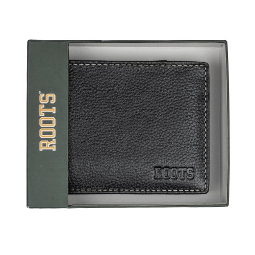 ROOTS Men's Slimfold Wallet with Removable ID