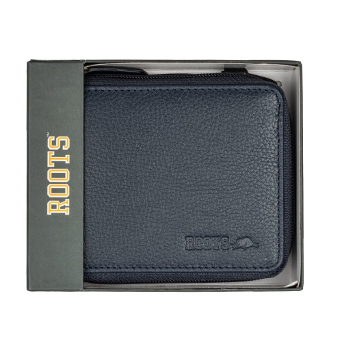 ROOTS Men's Zip Around Coin Wallet