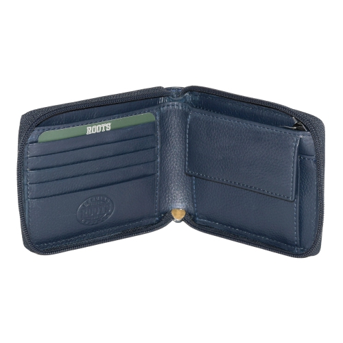ROOTS Men's Zip Around Coin Wallet