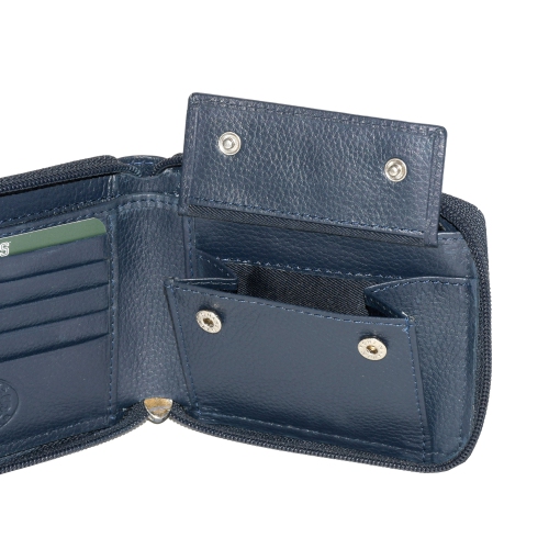 ROOTS Men's Zip Around Coin Wallet