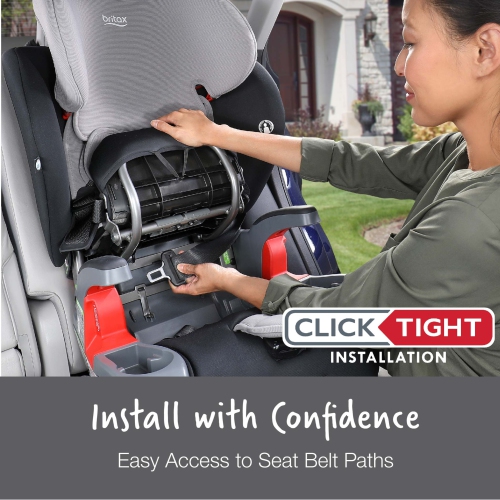 Britax Grow With You ClickTight Harness-2-Booster Car Seat - Grey Contour