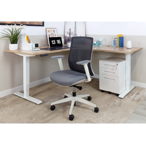 Fauteuil de bureau ergonomique robuste avec accoudoirs 4&nbsp;deniers de TaskChair