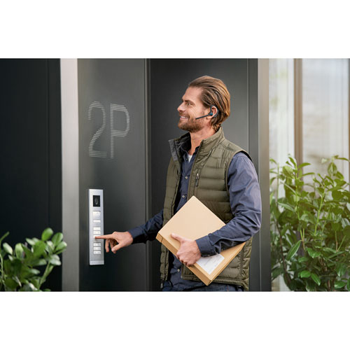 Casque d'écoute mono sans fil Bluetooth M300-XT SE de BlueParrott avec microphone à suppression du bruit à 80 % et serre-tête léger