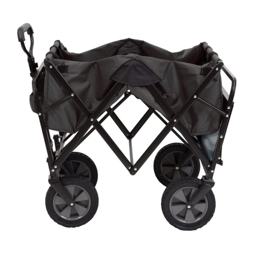 axGear Chariot de poignée réglable de roue universelle de chariot pliable extérieur pliable