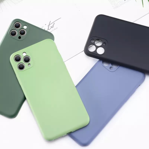 Étui souple TPU mat ultramince et mat pour iPhone 11 Pro Max Apple - Vert