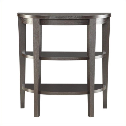 Pemberly Row 3 Shelf Console - Espresso