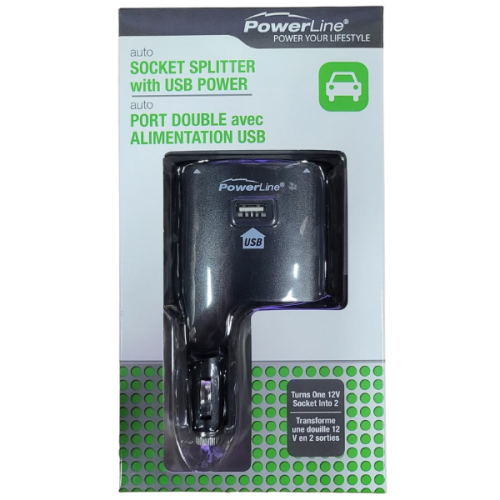 Répartiteur à prise automatique Powerline 90310 avec alimentation USB