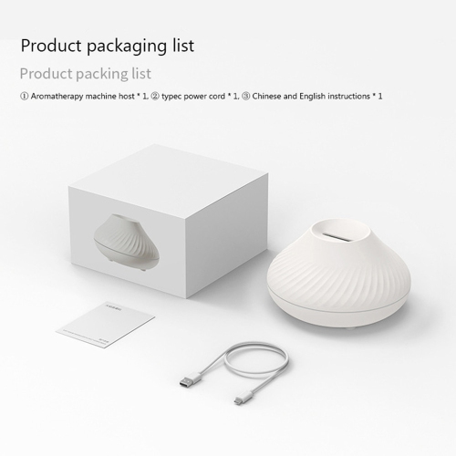 axGear Ultrasonic Humidifier Aroma Diffuser Night Light Portable Auto Power-off -White