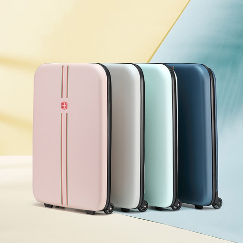 axGear Bagage Compact Pliable Valise 24 Pouces Valise Pliable Légère De Voyage - Bleu