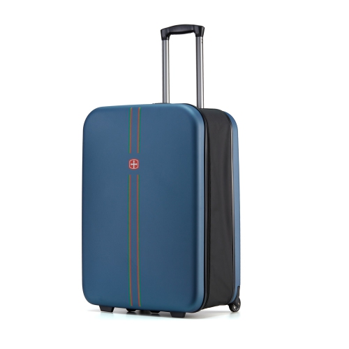 axGear Bagage Compact Pliable Valise 20 Pouces Valise De Voyage Pliable Légère - Bleu