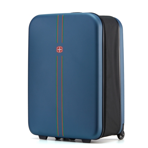 axGear Bagage Compact Pliable Valise 20 Pouces Valise De Voyage Pliable Légère - Bleu