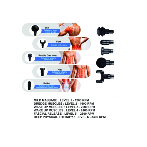 Longevity Fitness Co, Deep Muscle Massage Portable Gun