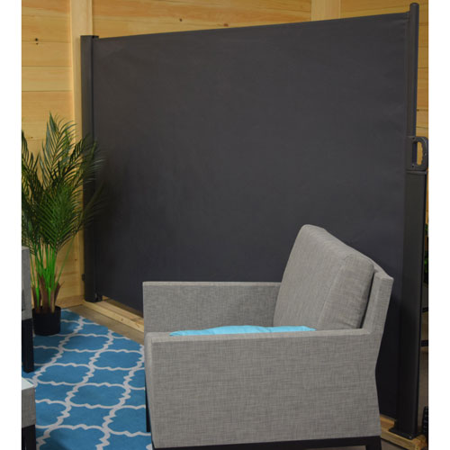 Corriveau Side Panel Retractable Awning - Grey