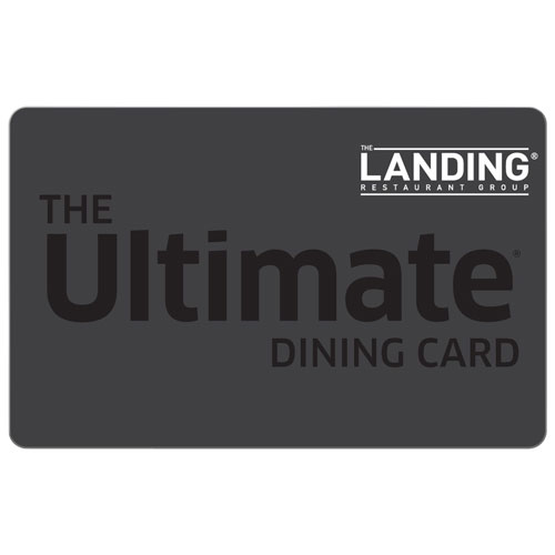 Image 1 de 1.. Carte-cadeau Ultimate Dining de The Landing Group - 50 $ - Téléchargement numérique