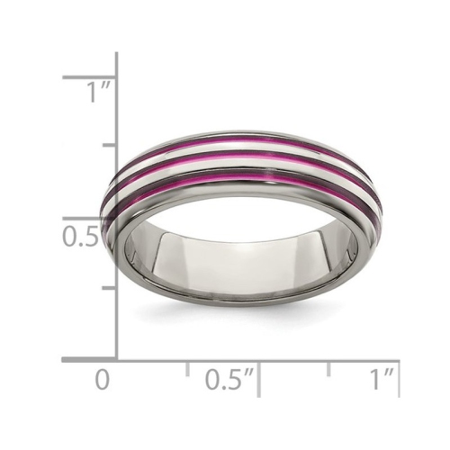 Mesdames ou hommes Titanium Rose Anodis?? triple rainage de bande