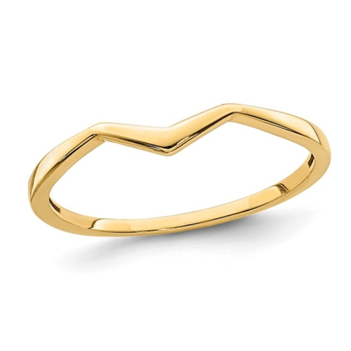 GEM AND HARMONY  14K Gold Wedding Band Ring In Yellow