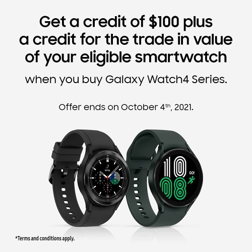 Galaxy Watch4 Classic 46Mm Black Stainless Steel - Google Wear OS, 1.36" round Display, Rotating Bezel, HR Monitor, VO2 Max, Fitness Tracking, Sleep