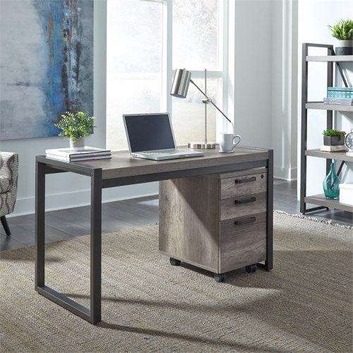 Tanners Creek Medium Gray 2 Piece Desk Set